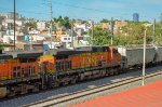 BNSF C44-9W Locomotive as DPU